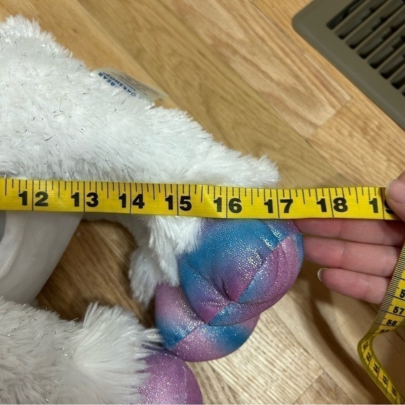 Build a Bear Glisten Rudolph Reindeer Plush Snowflake Charm Stuffed Animal - Picture 5 of 8